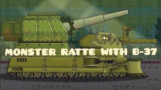 Supertank Rumble Monster Ratte B-37 Super canon