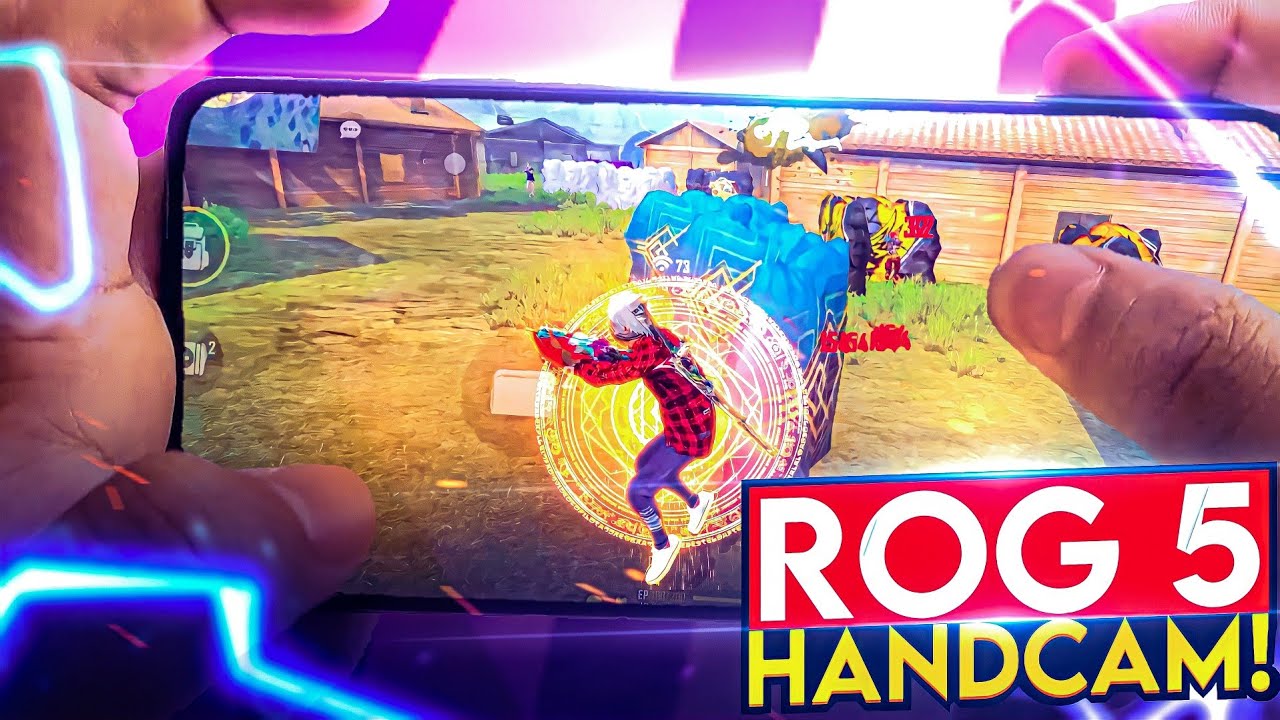 BEST 1 VS 4 HANDCAM ON ROG 5 😱⚡| BEST SETTINGS + DPI ❤️