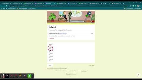 Bellwork in Google Forms - How To