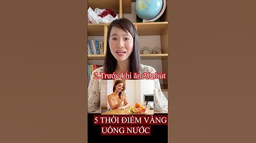 5 thời điểm vàng để uống nước #trangbio #shorts