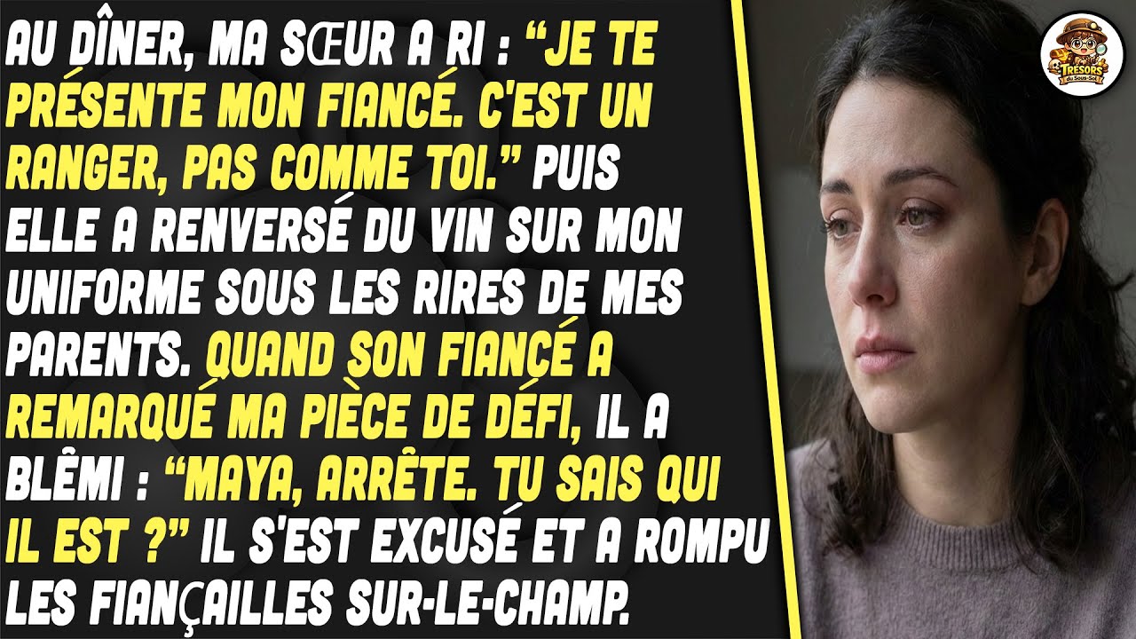 Ma Sœur Rit : ‘‘Mon Fiancé Est Ranger, Pas Toi’’, Puis Elle Renverse Du Vin Sur...