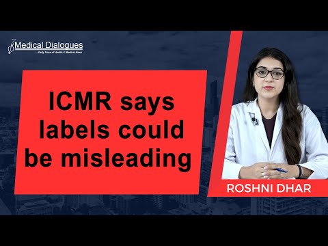 ICMR says labels could be misleading