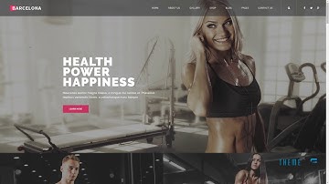 Barcelona - HTML/CSS Template for Fitness Gym and Fitness Centers
