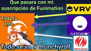 Que pasara con mi suscripción de Funimation/ Funimation se funciona a crunchyroll/ Toda la info 🤯