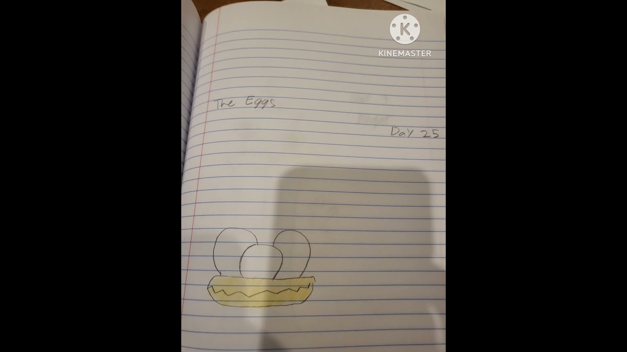 25 Days of Angry Birds Drawings:  Day 25 The Eggs