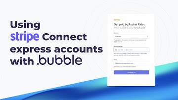 How to create an Express account with the Stripe Connect in Bubble.io