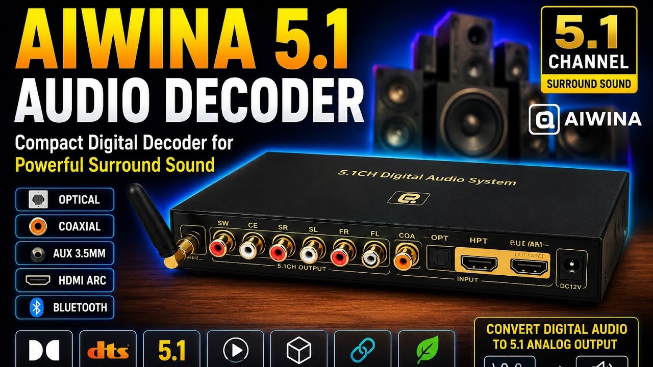 DTS | DOLBY # SURROUND DECODER CHANNEL ANALOG 5.1 OUT PUT - YouTube