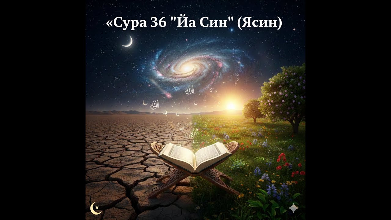 Сура 36, Йа Син (Ясин), очень красивое чтение, русский перевод и тажвид