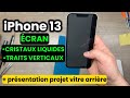 Une partie de l’écran de son iPhone 13 est noir. Je lui remplace l’écran 📱