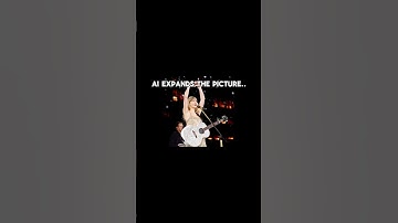 AI expands Taylor Swift photos from the Eras Tour 😯 #taylorswift #erastour #short #music #ai