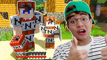 ThắnG Tê Tê Chế Tạo Thành Công Bộ Giáp TNT Mạnh Nhất Minecraft