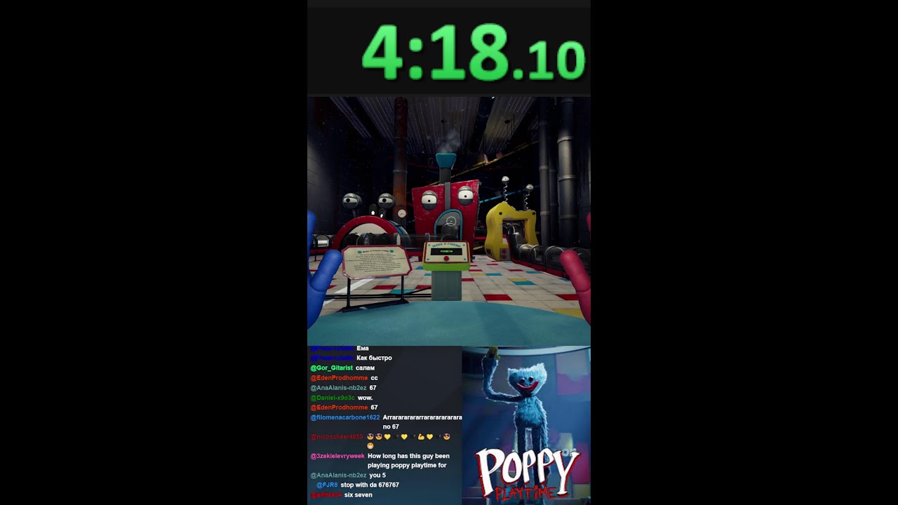 Speedrunning Poppy playtime