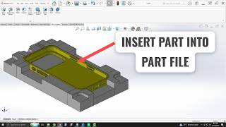 How to Insert Part Into Part File  - Solidworks Tutorial