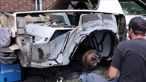 Third Gen Firebird Quarter Panel Skin Replacement Part 2 TIMELAPSE