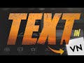 Video Behind Text In Vn Video Editor | Tutorials #vn