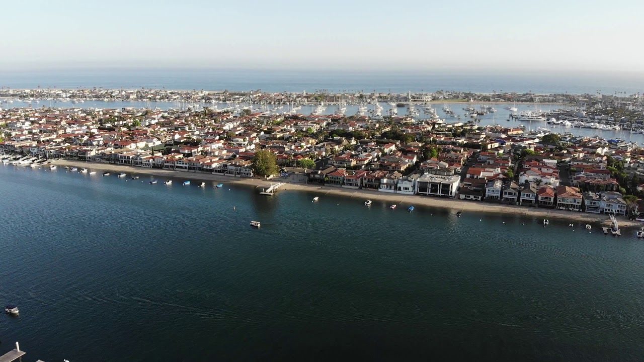 Newport Beach and Eastside Costa Mesa Clips 4k