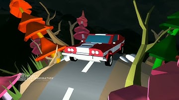 Low poly Car animation in android. #shorts #AmazingCreationAC #prisma3D