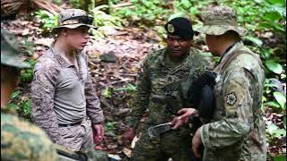 Panamanian and U.S. Forces conduct jungle orientation course, Day 1 & 2