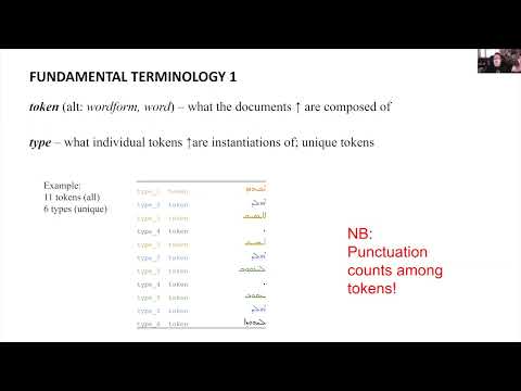 Simtho: The Syriac Thesaurus pt 1: Introduction to Corpus Terminology