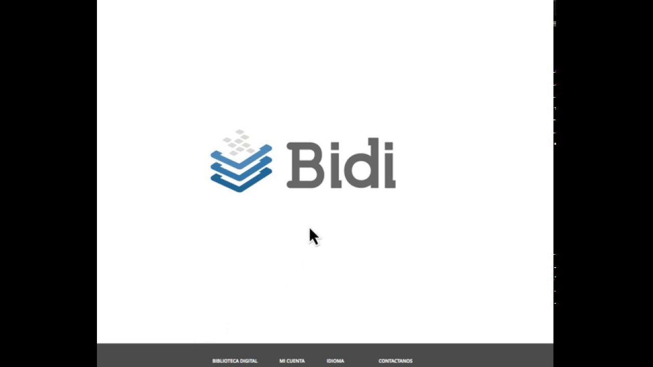 Bidi Python BIDI: ¿cómo usar tu Biblioteca Digital? - YouTube