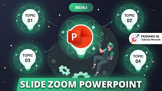 TUTORIAL SLIDE ZOOM POWERPOINT KEREN | ANIMASI POWERPOINT