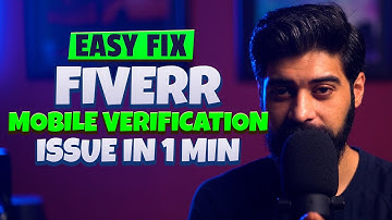 How to Fix Fiverr mobile number verification issue | Easily Fix Fiverr verification code