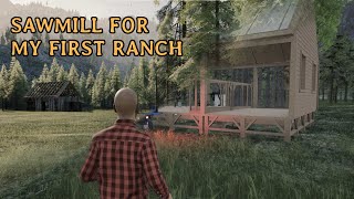 First Ranch Simulator Playthrough - lets make a saw mill!