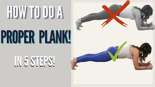 Doing Proper Planks and Plank Progressions