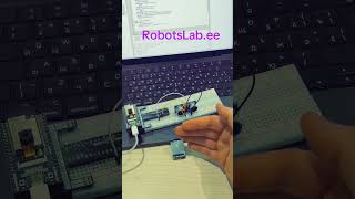 Joystick + ultrasonic + ESP32 (MicroPython). Step by step to a robot 🤖 #robotics #stem  #esp32
