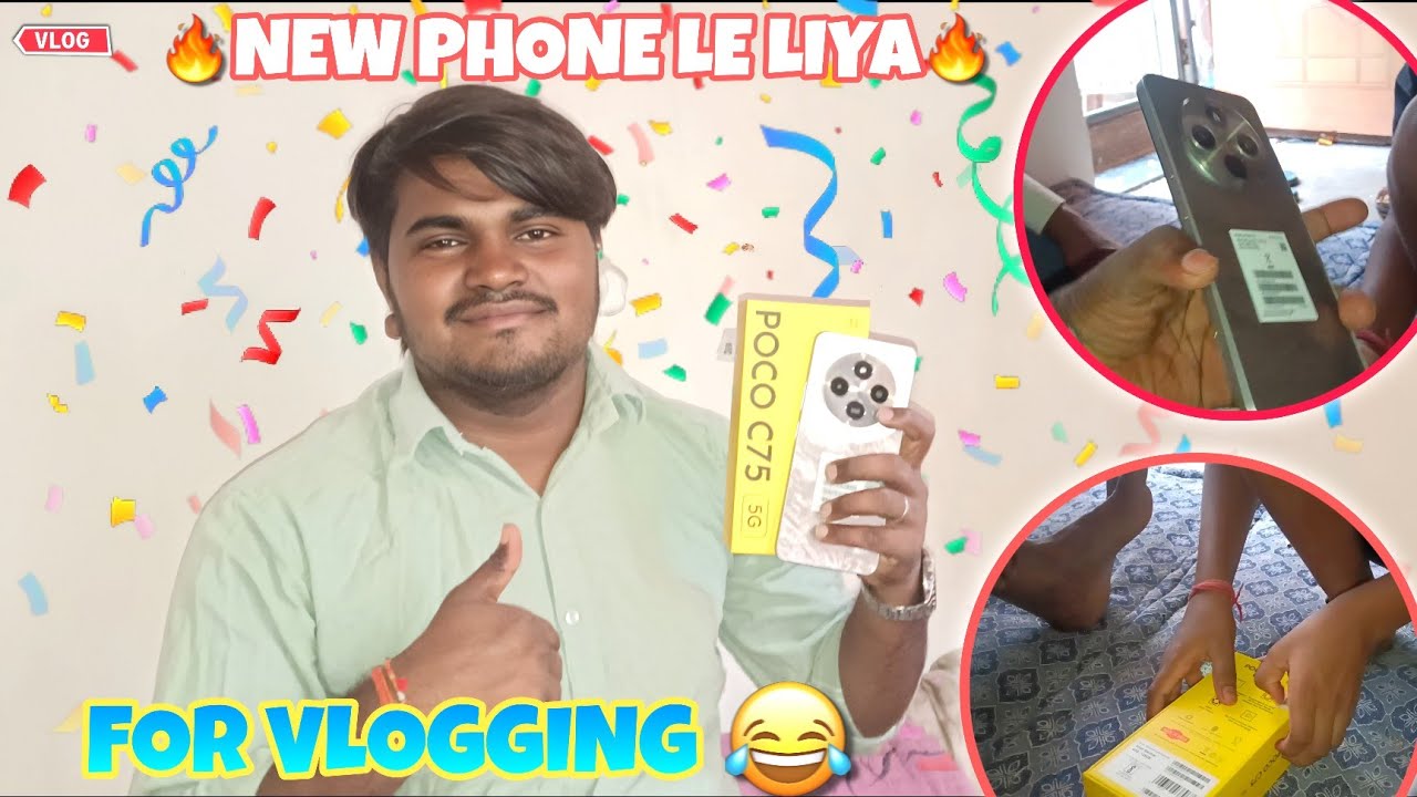 Finally New Phone Le Liya 😂 For Vlogging 