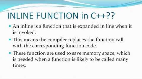 2019- DAY 12    INLINE FUNCTIONS in C++ with PROGRAM
