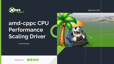 An introduction to amd-cppc CPU Performance Scaling Driver
