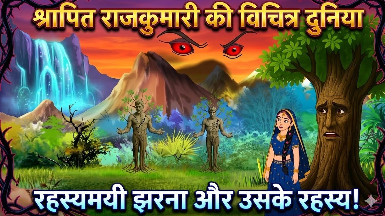 श्रापित राजकुमारी और रहस्यमई झरने की विचित्र दुनिया | Hindi Kahani |Moral #Stories| Shree Kahani