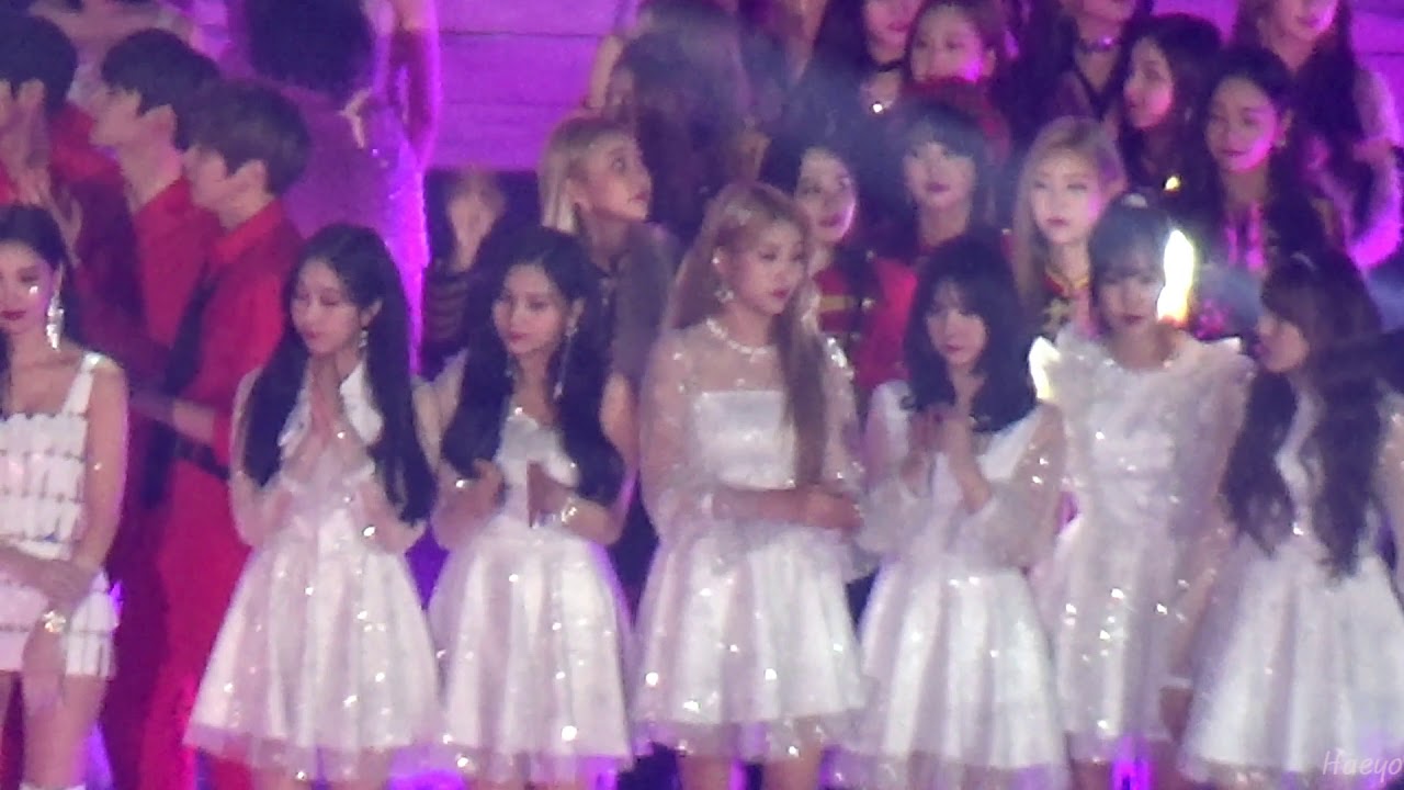 20181225 여자친구(GFRIEND) - 2018 SBS 가요대전 엔딩(Ending) 직캠(Fancam) in 고척스카이돔