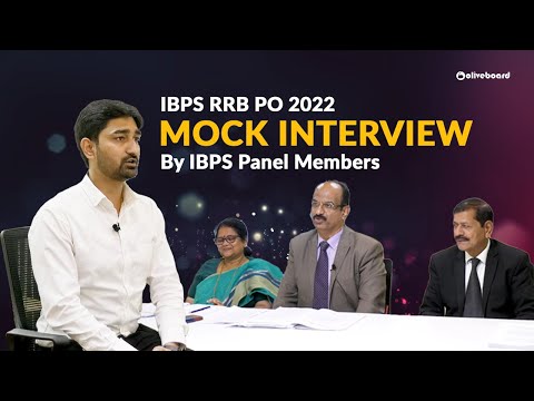 IBPS RRB PO Mock Interview 2022 | By IBPS Interview Panel Members | Bank PO Mock Interview 2022