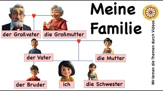 Learn German — Familie (Familienmitglieder & Stammbaum) – Deutsch lernen | Lehrvideo für Anfänger