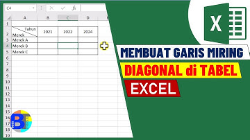 Cara Membuat Garis Diagonal di Tabel Excel | Belajar Excel Pemula