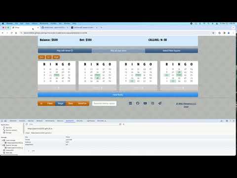 JavaScript Bingo - Upgrade video