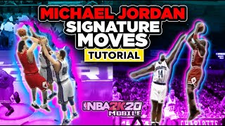 How To Do MICHAEL JORDAN'S SIGNATURE MOVES in NBA 2K20 Mobile!