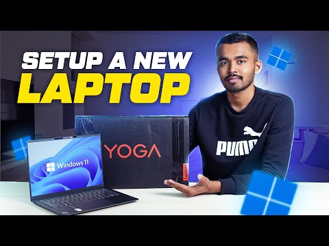 How to Setup a New Laptop? Step-by-Step Detailed Video 2024⚡Setup Your Windows 11 Laptop Like A Pro