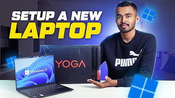 How to Setup a New Laptop? Step-by-Step Detailed Video 2025⚡Setup Your Windows 11 Laptop Like A Pro