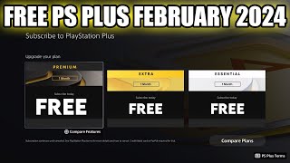 HOW TO GET FREE PS PLUS FEBRUARY 2024 FREE PLAYSTATION PLUS GLITCH WORKING NOW!