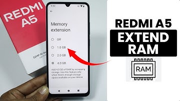 How to Extend RAM in Redmi A5 - Increase RAM