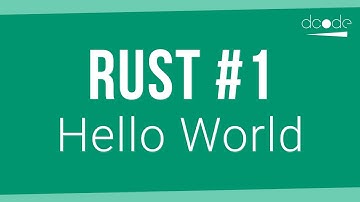Rust Programming Tutorial #1 - Hello World | Getting Started with Rust