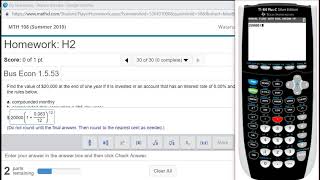 How to Find the Future Value of Compound Interest (M108 H2 #30)