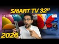 ATUALIZADO! 4 Melhores SMART TVs de 32 POLEGADAS em 2026 | QUAL TV COMPRAR