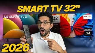 ATUALIZADO! 4 Melhores SMART TVs de 32 POLEGADAS em 2026 | QUAL TV COMPRAR