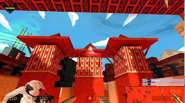 ZOMBIE ESCAPE ROUND ON COUNTER-STRIKE: SOURCE, map: ze_fapescape1_v2, STAGE 2, CSS