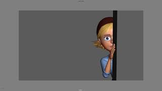 Celebrity Level 3 Assignment 1: Scared Character Peering Around A Corner Profile