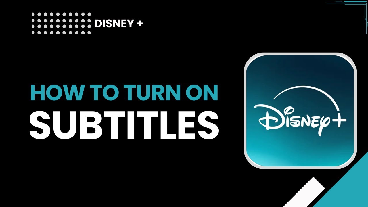 How to Turn On Subtitles in Disney Plus in 2026 | Full Step-by-Step ...